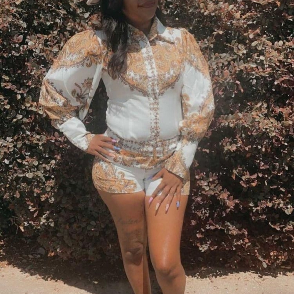 Two piece short set
